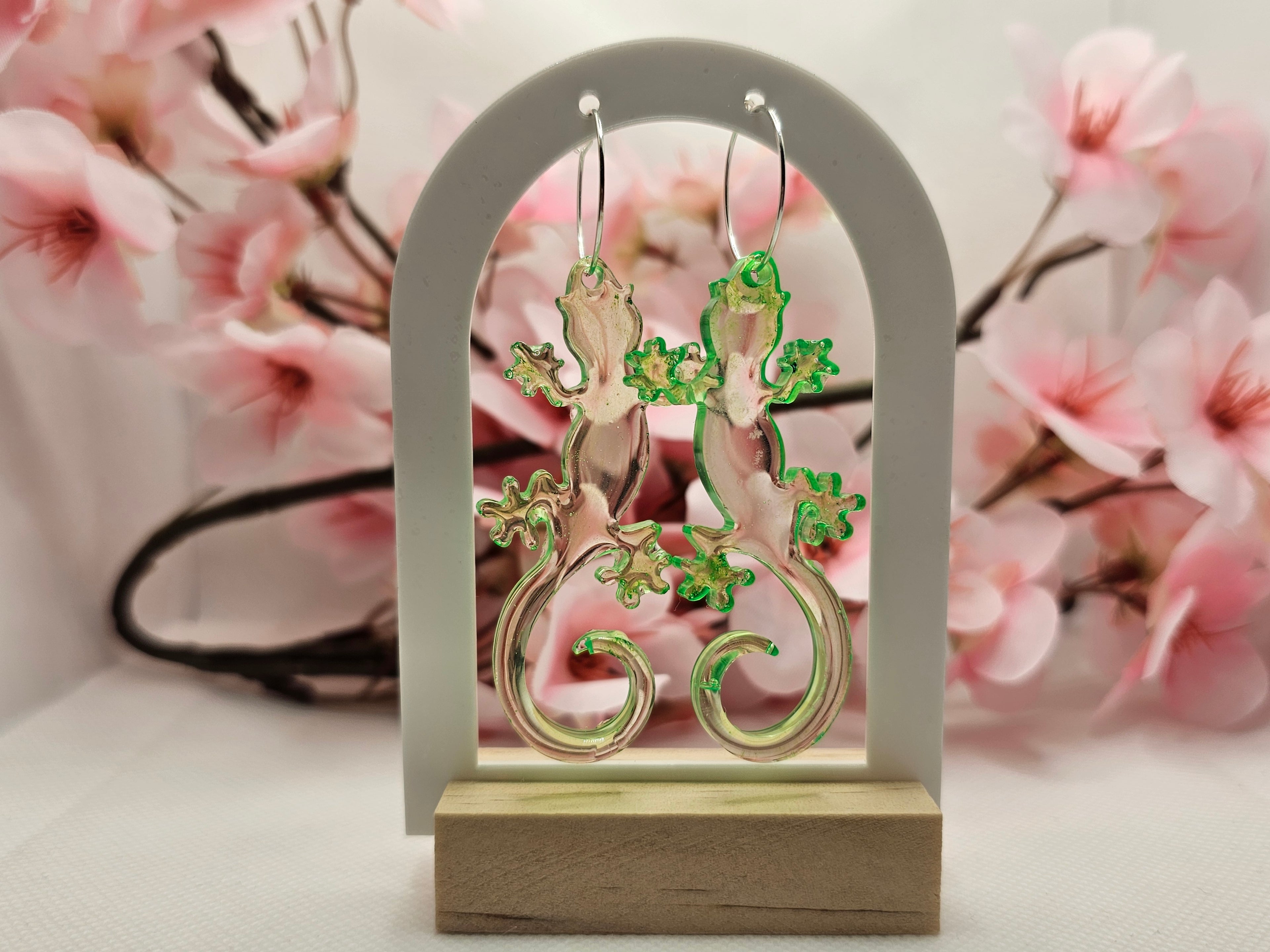 Gröna Ödlor "Sunlight" 🦎✨