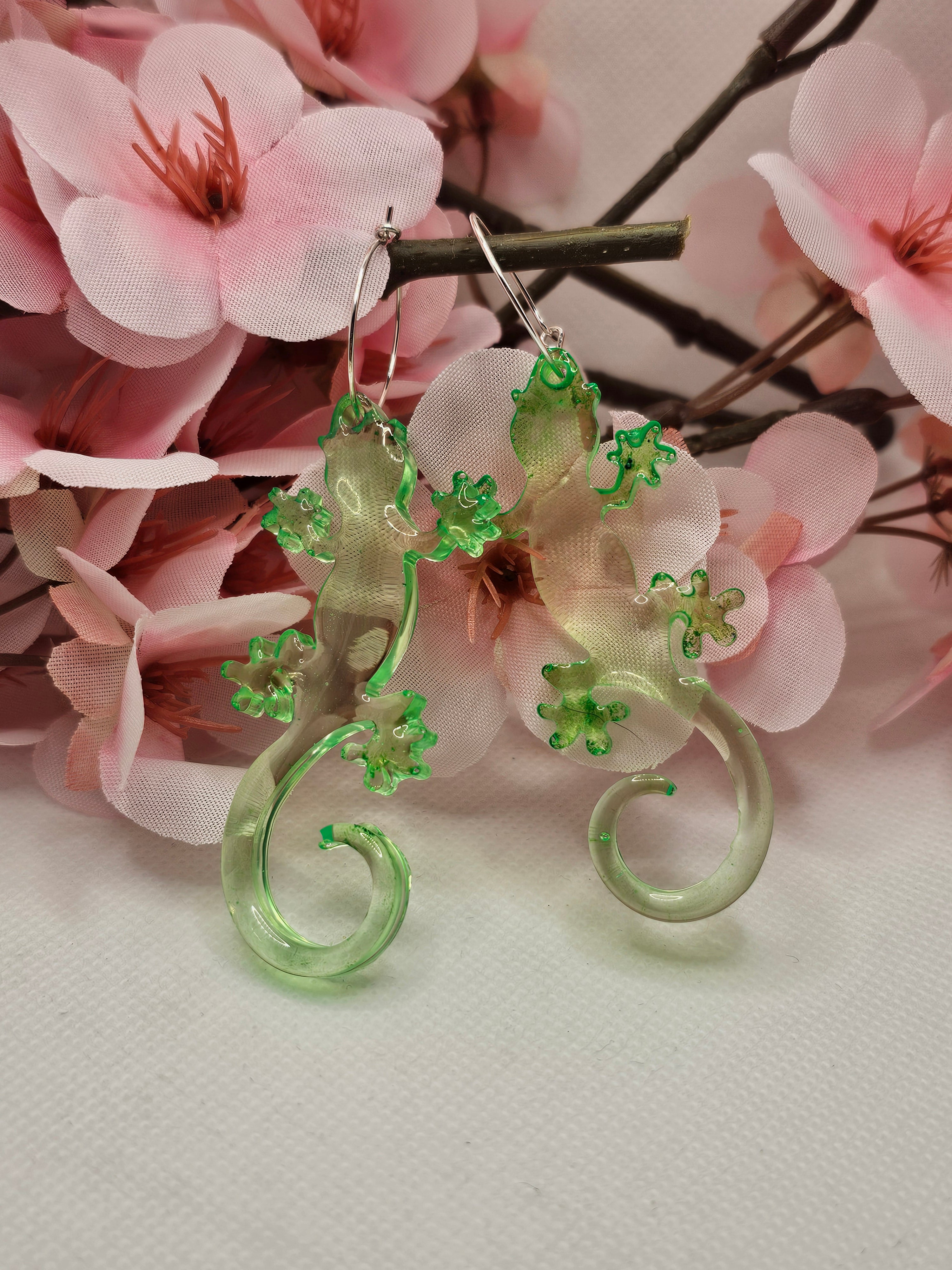 Gröna Ödlor "Sunlight" 🦎✨