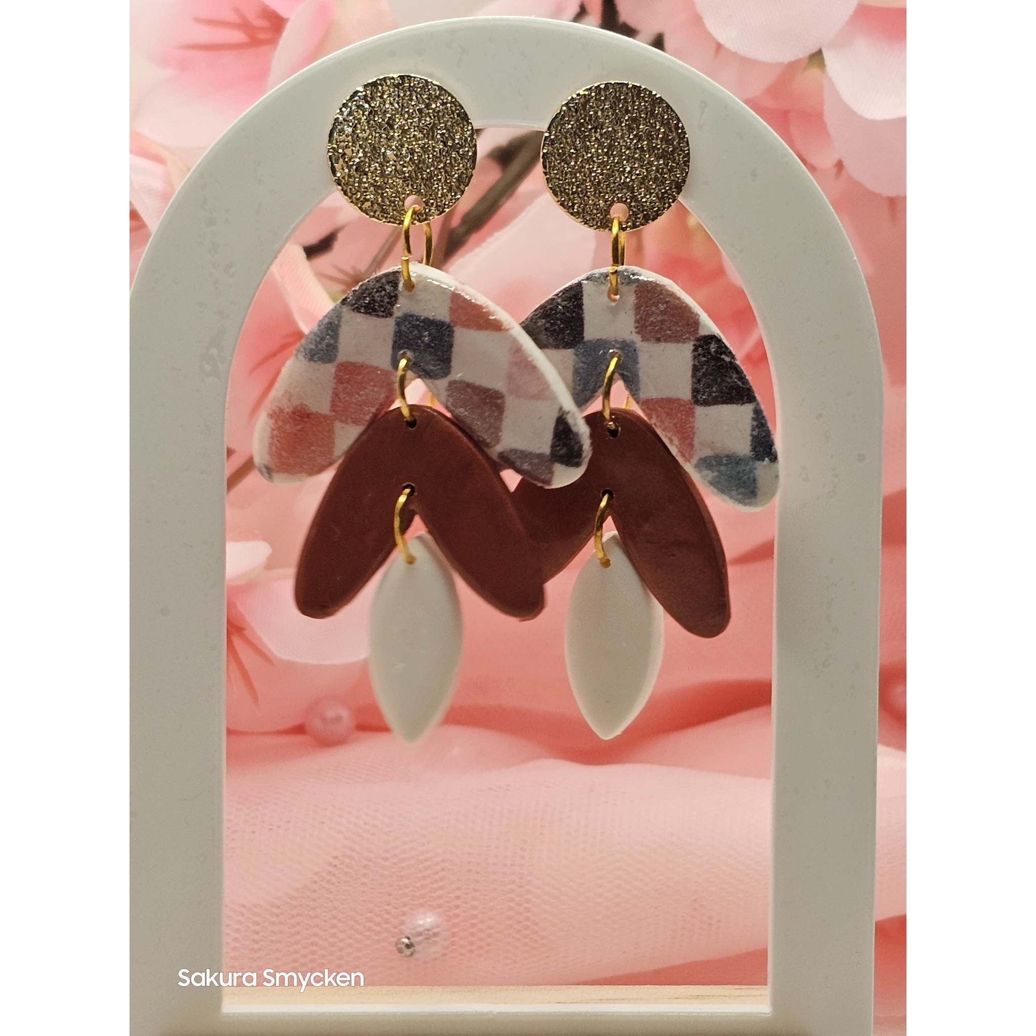 "Mosaic Earth" – Polymerlera & Guldglitter