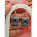 Handgjorda Koala-örhängen