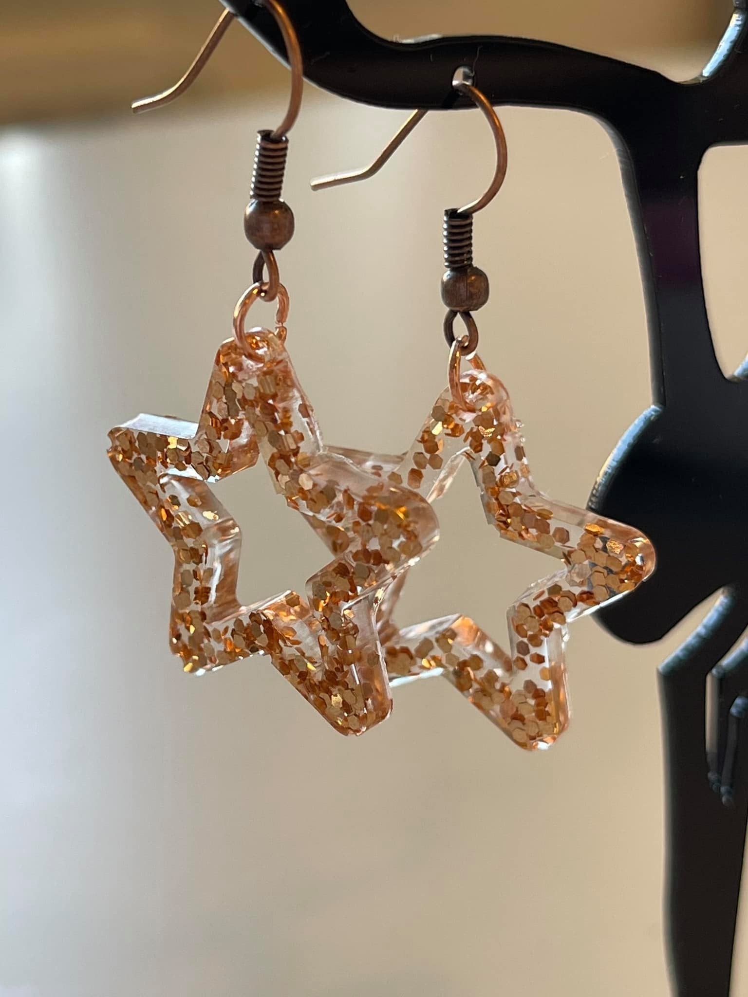 Stjärna Epoxi med glitter