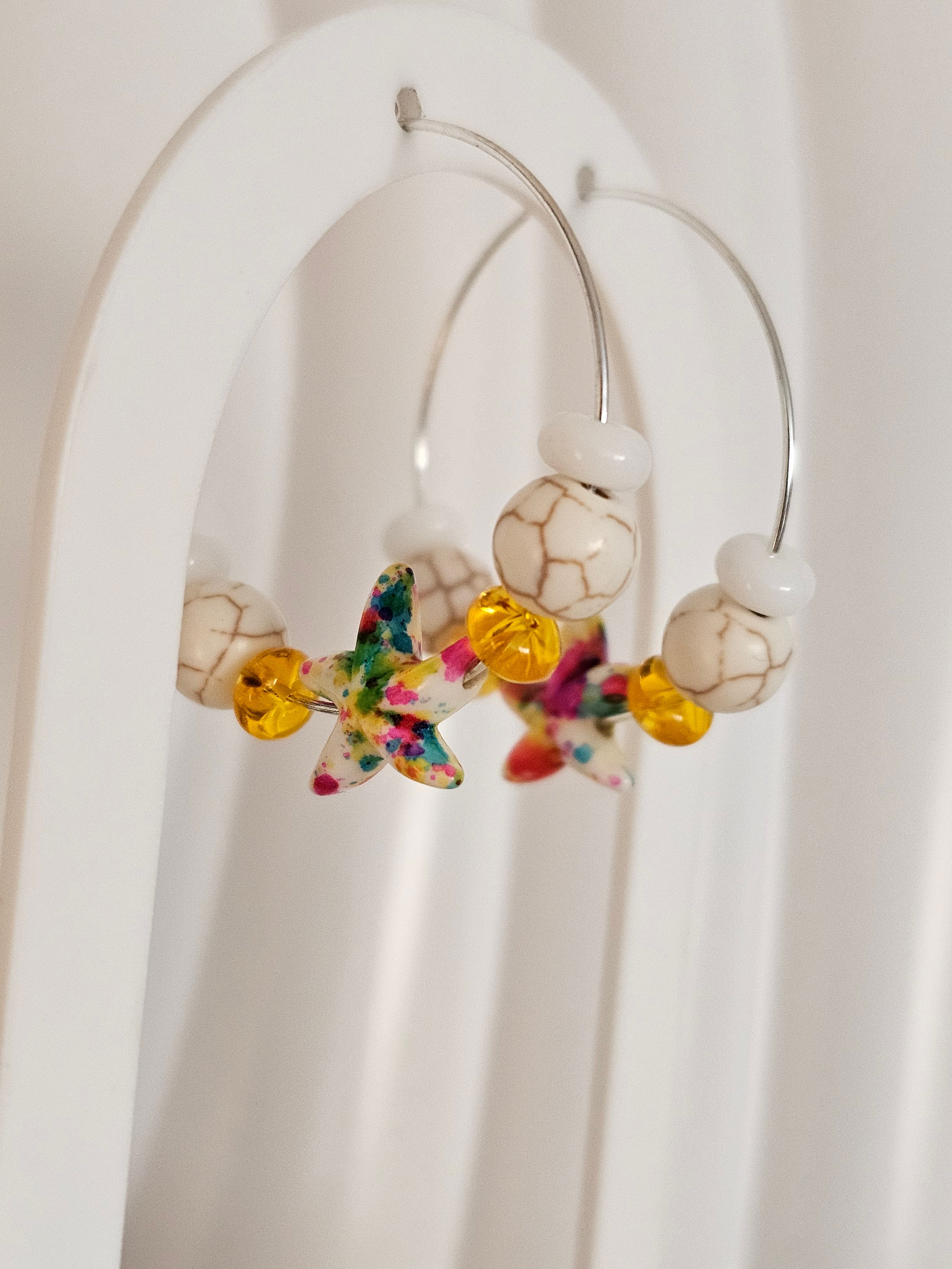 Ocean Sparkle – Handgjorda Hoops