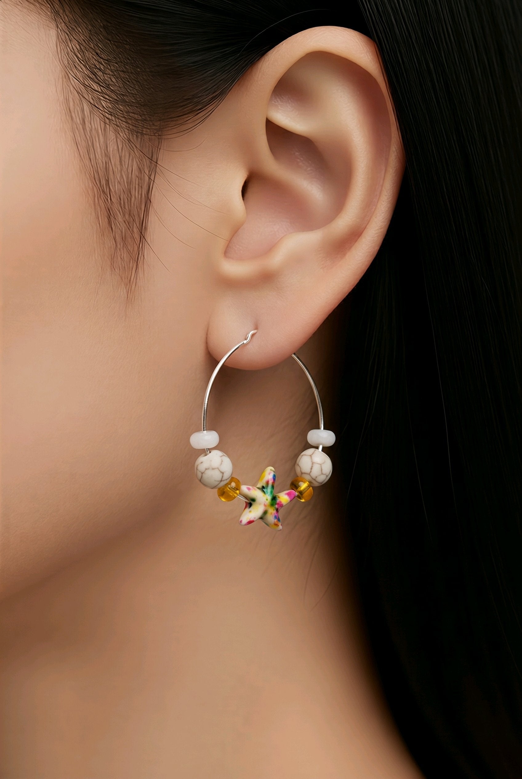 Ocean Sparkle – Handgjorda Hoops